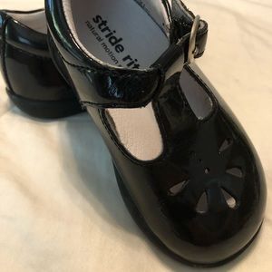 Stride Rite Soft Black Patent Leather Shoes
